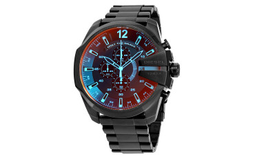 Mega Chief Black Ion-plated Stainless Steel Men's Watch