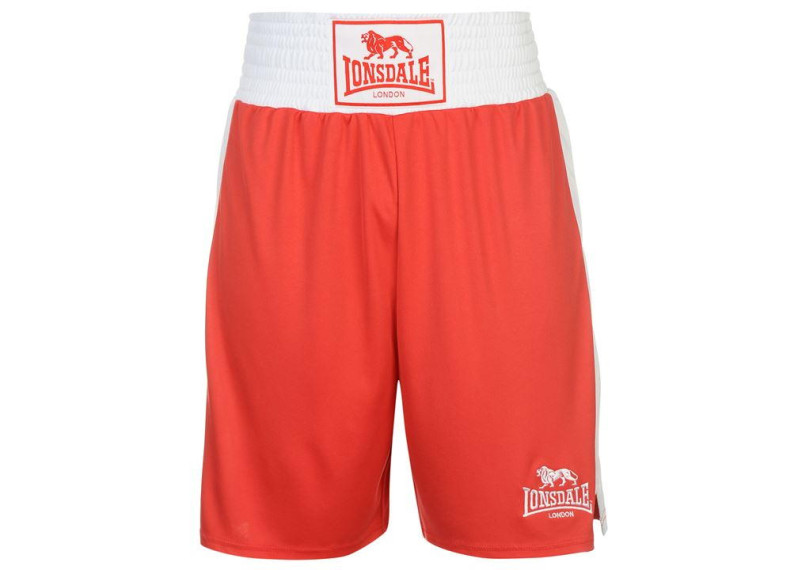 Lonsdale Box Short Snr - Red/White