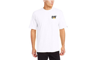 Caterpillar Men's Trademark T-Shirt - White