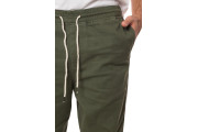 STRETCH TWILL JOGGERS 2-PACK IN MILITARY GREEN/BLACK