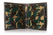 Fred Perry Men's Camo-Print Billfold and Coin Wallet - Black