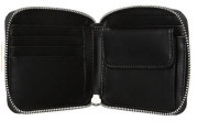 Pique Texture Zip Around Wallet