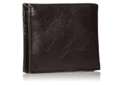 Fred Perry Men's Classic Billfold & Coin Wallet - Dark Chocolate