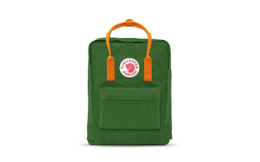 Kanken Backpack - Leaf Green/Orange