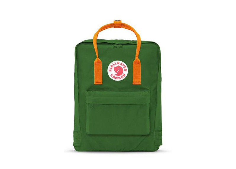 Kanken Backpack - Leaf Green/Orange