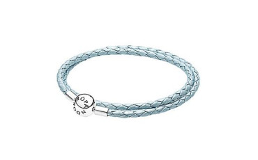 Silver & Leather Wrap Bracelet