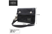 Yoshida bag Porter wallet port - Black