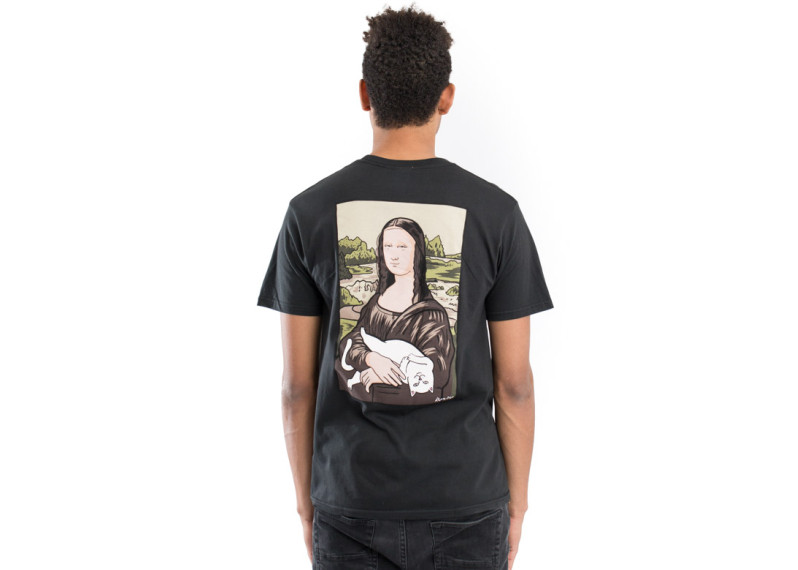 Nermal Lisa Pocket T-Shirt - Black