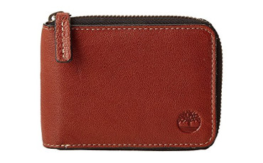 Cavalieri Leather Zip Around Wallet