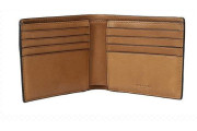 COACH Sport Calf Compact ID Wallet - Saddle