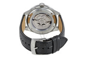 Automatic Black Dial Black Leather Watch SRP769K2