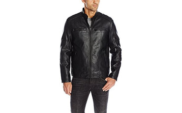 Rugged Cow Faux Leather Cut Racer