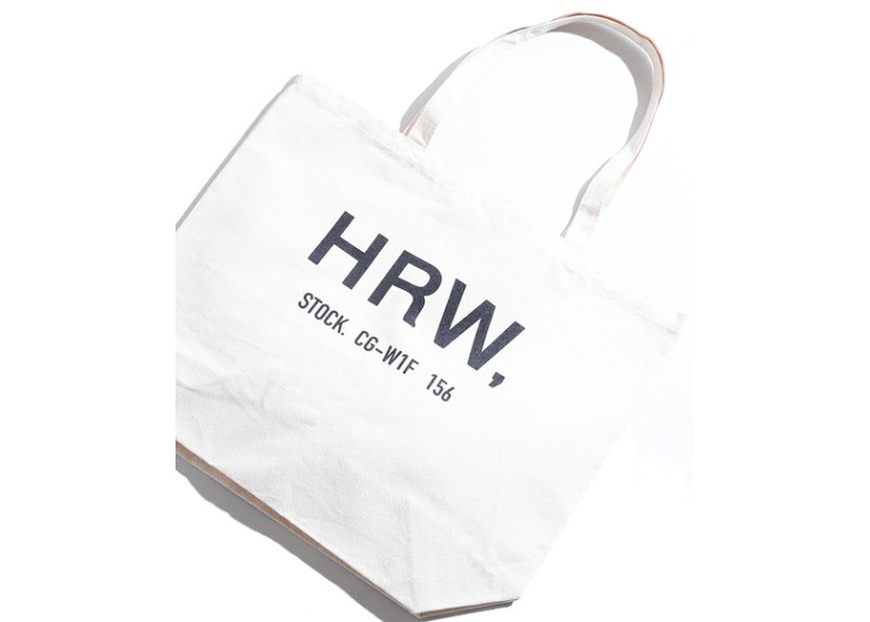 HRW logo tote bag
