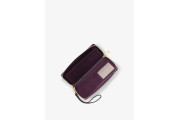 Jet Set Travel Quilted-Leather Continental Wristlet