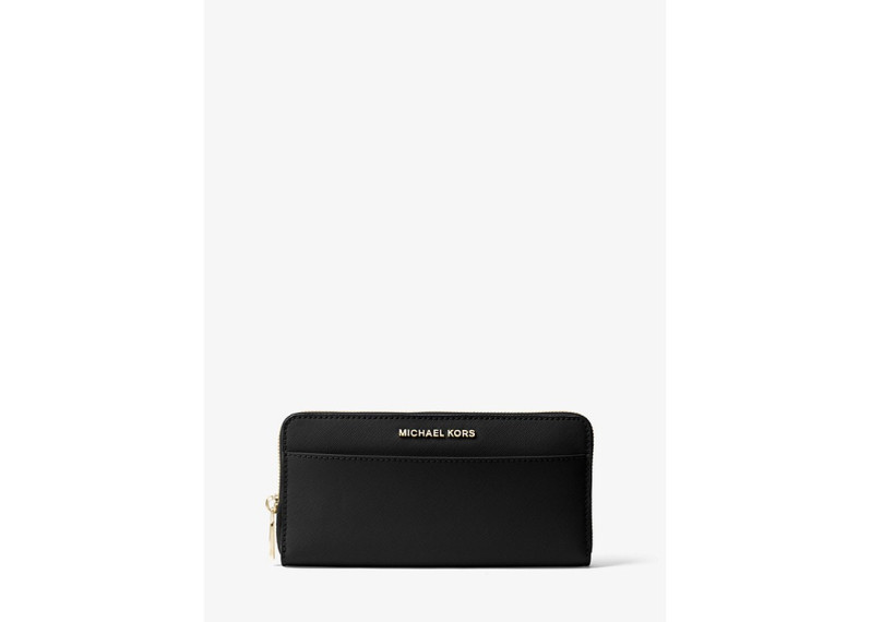 Jet Set Saffiano Leather Continental Wallet