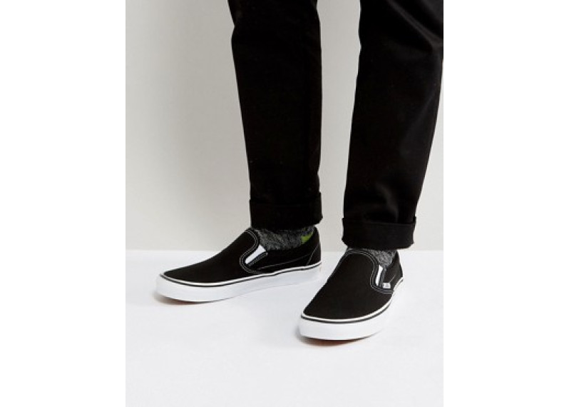 Classic Slip-On Sneakers In Black VEYEBLK