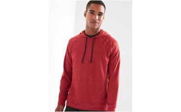 Fit brushed tech jersey hoodie