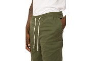 MILITARY GREEN STRETCH TWILL JOGGER PANT