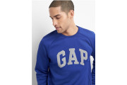 GapFit Vanguard fleece logo crewneck sweatshirt