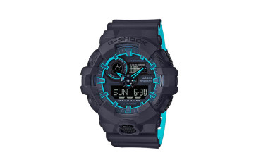 GA-700SE-1A2 Layered Neon Color Watch