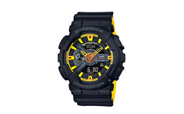 GA-110BY-1A Yellow Accent Color Series Watch