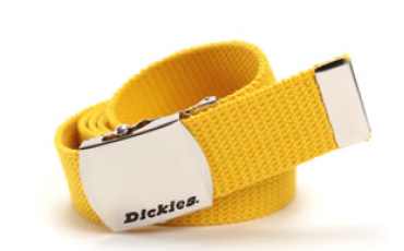 DICKIES  GIベルト GI キャンバス ガチャベルト メンズ   DS0741I -Yellow