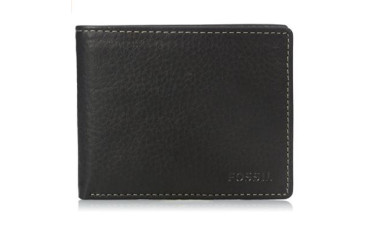 Fossil Men's Lincoln Bifold Wallet with Flip ID Window