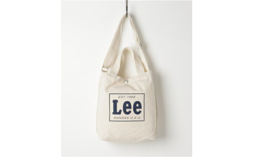 Lee 2 WAY canvas color logo tote bag