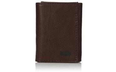 Rfid Blocking Extra Capacity Leather Trifold Wallet
