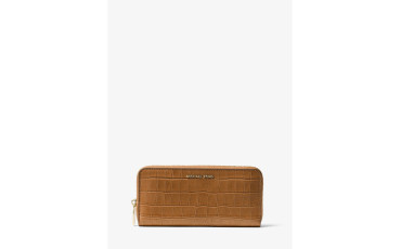 Mercer Embossed-Leather Continental Wallet