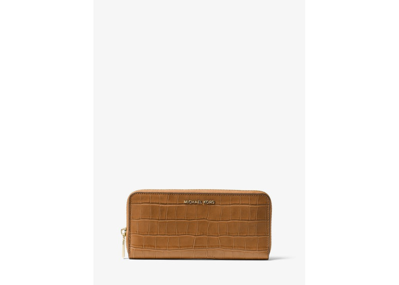 Mercer Embossed-Leather Continental Wallet