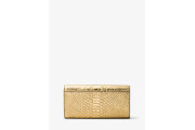 Mott Metallic Embossed-Leather Wallet