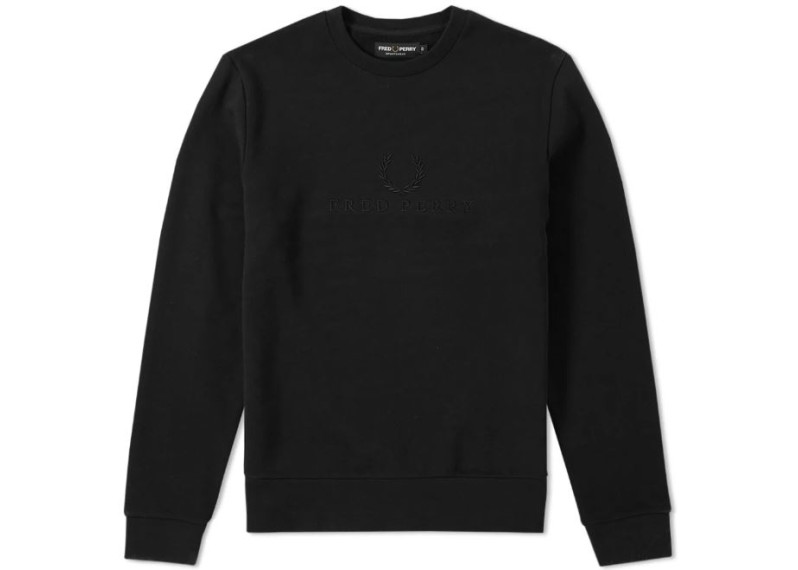 TONAL EMBROIDERED SWEAT