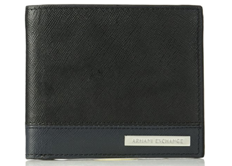 Bicolor Saffiano Wallet