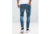 Super Skinny Jeans In Mid Wash