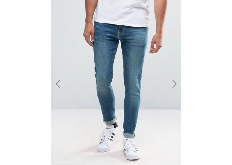 Super Skinny Jeans In Mid Wash