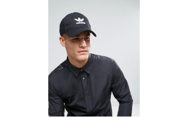 adidas Originals Trefoil Cap In Black