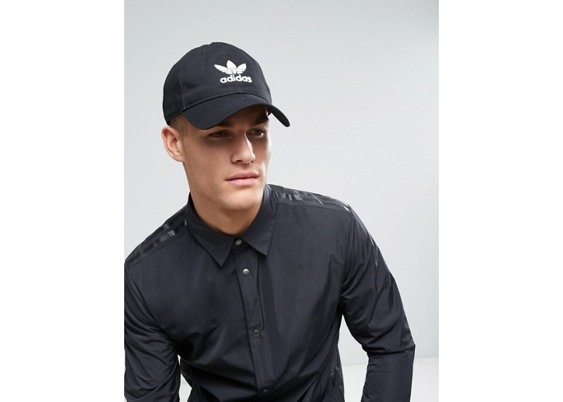adidas Originals Trefoil Cap In Black