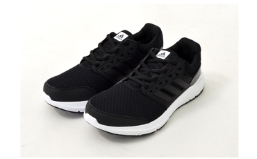Adidas Galaxy 3 Mens Beginner Marathon Jogging Running Walking Shoes BB 4358 - Black 