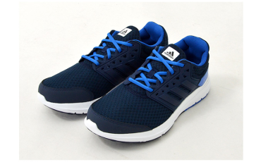 Adidas Galaxy 3 Mens Beginner Marathon Jogging Running Walking Shoes BB 4360 - College Navy