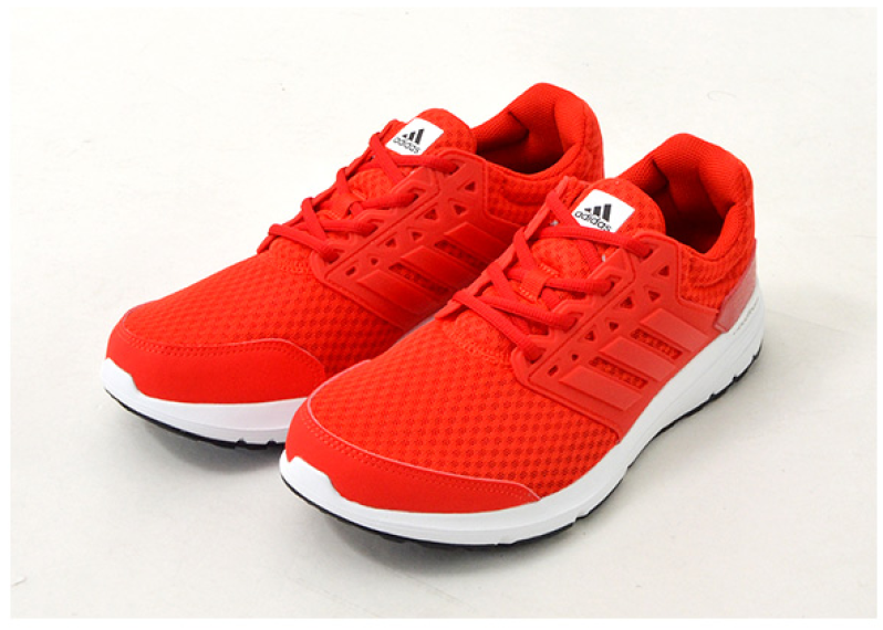 Adidas Galaxy 3 Mens Beginner Marathon Jogging Running Walking Shoes BB 4363 - Core Red S17