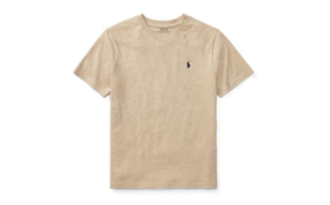 大童裝 Cotton Jersey V-Neck T-Shirt