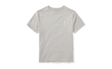大童裝 Cotton Jersey Crewneck T-Shirt
