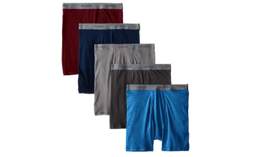 Ultimate Men's 5-Pack FreshIQ Dyed Boxer Brief-Colors