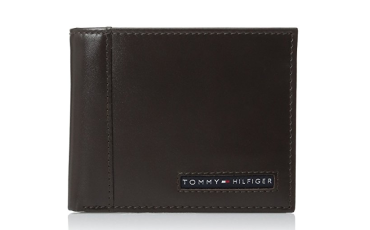 Leather Cambridge Passcase Wallet with Removable Card Holder