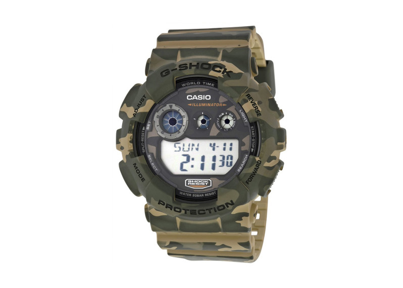 G Shock Classic Brown Camouflage Resin Men's Watch