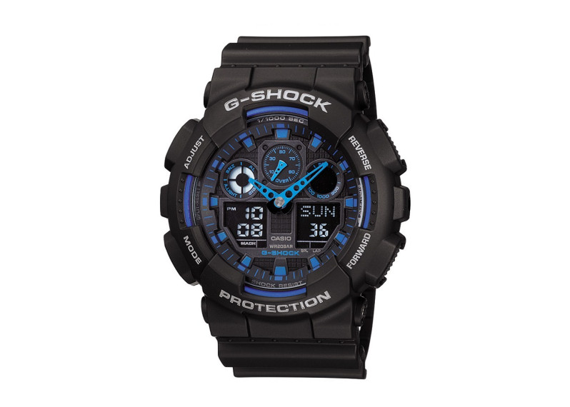 G-Shock Black Dial World Time Chronograph Men's Watch