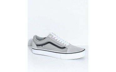 Old Skool Pro Drizzle Grey Skate Shoes
