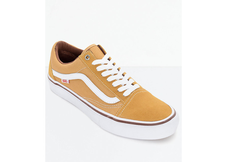 Old Skool Pro Amber & White Shoes
