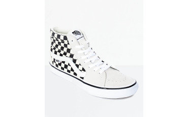 Sk8-Hi Pro Black & White Checkered Skate Shoes